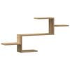 vidaXL Wandregal Artisan-Eiche 104x15x49 cm Holzwerkstoff