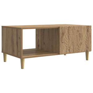 vidaXL Couchtisch Artisan-Eiche 90 x 50 x 40 cm Holzwerkstoff