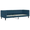 vidaXL Tagesbett Ausziehbar mit Schubladen Blau 80x200 cm Samt