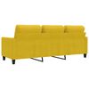 vidaXL 3-Sitzer-Sofa Gelb 180 cm Samt