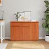 vidaXL Sideboard Wachsbraun 110 x 34 x 75 cm Massives Kiefernholz