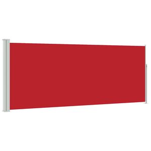 vidaXL Ausziehbare Seitenmarkise 120x300 cm Rot