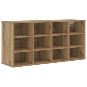 vidaXL Schuhschrank 103 x 30 x 51 cm Holzwerkstoff Artisan-Eiche