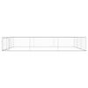 vidaXL Outdoor-Hundezwinger Verzinkter Stahl 6 x 6 x 1 m