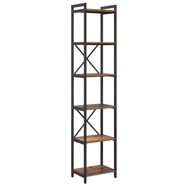 vidaXL B&uuml;cherregal Altholz 40 x 30 x 189,5 cm Holzwerkstoff