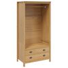 vidaXL Kleiderschrank mit Schubladen HILL Honigbraun 84 x 50 x 170 cm