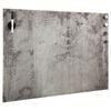 vidaXL Magnettafel Wandmontage Glas 80x60 cm