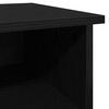 vidaXL Sideboard Schwarz Eichen-Optik 100 x 35,5 x 60 cm Holzwerkstoff
