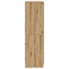 vidaXL Kleiderschrank Artisan-Eiche 80x52x180 cm Holzwerkstoff