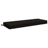 vidaXL R R&uuml;ckenkissen SOEST 100 % Polyester Schwarz 120 x 40 x 10 cm