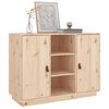 vidaXL Sideboard 100x40x75 cm Massivholz Kiefer