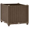 vidaXL Hochbeet 40x40x38 cm Polypropylen