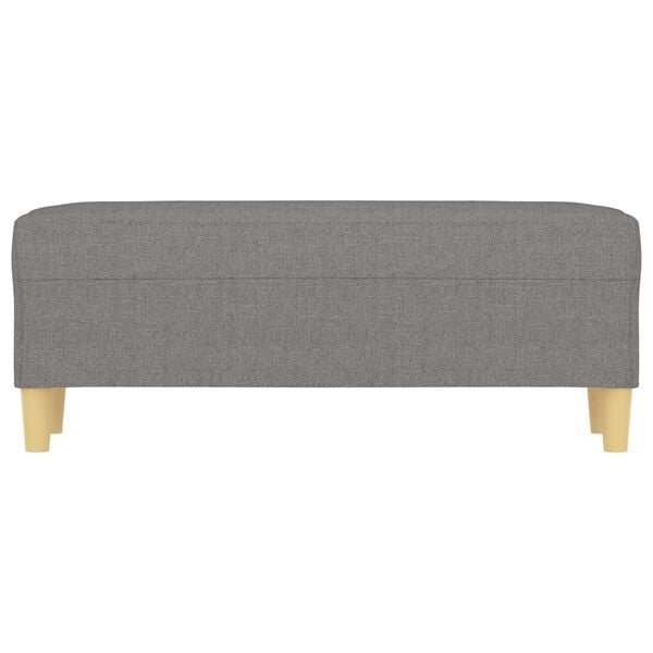 vidaXL Sitzbank Dunkelgrau 100x35x41 cm Stoff