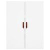 vidaXL Highboard Wei&szlig; 69,5x34x180 cm Holzwerkstoff