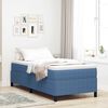 vidaXL Boxspringbett Blau 100 x 200 cm Samt