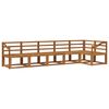 vidaXL Outdoor-Sofagarnitur 6 pcs Natur Massivholz Akazie