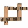 vidaXL TV-Schrank-Set 10 pcs Artisan-Eiche 30,5 x 30 x 90 cm