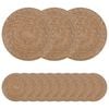 vidaXL Seegraskissen 50 pcs Natur &Oslash; 30 cm 100% Seegras