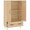 vidaXL Highboard Sonoma-Eiche 69,5x31x115 cm Holzwerkstoff