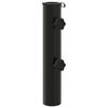 vidaXL Parasol Fu&szlig;rohr 0.6 kg Schwarz Eisen for 40-50 mm Pole