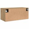 vidaXL Wandschrank Artisan-Eiche 80 x 36.5 x 35 cm Holzwerkstoff