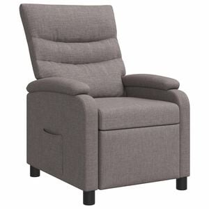 vidaXL Liegesessel Taupe Stoff