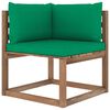 vidaXL 6-tlg. Garten-Lounge-Set aus Paletten mit Kissen Kiefernholz