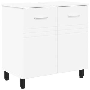 vidaXL Waschtisch Wei&szlig; 60 x 35 x 60 cm Holzwerkstoff