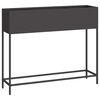 vidaXL Hochbeet Gartenpflanzer Schwarz 100 x 26 x 82 cm Stahl