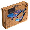 UNIDRAGON 172-tlg. Holzpuzzle Milky Whales Medium 33x20 cm