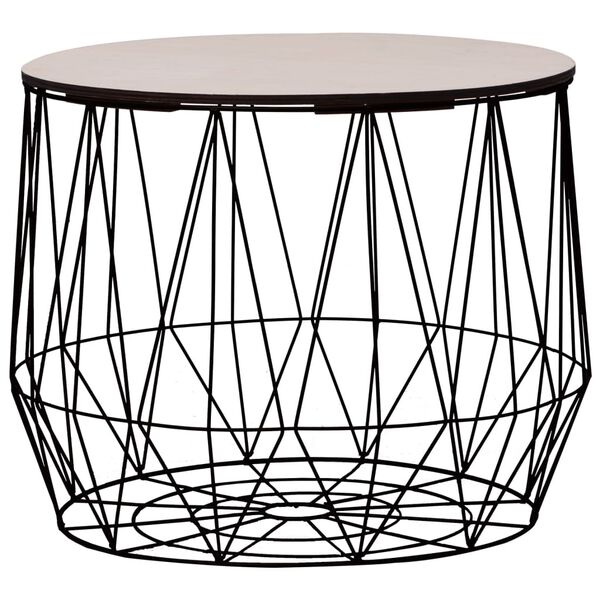 vidaXL Couchtische 2 Stk. Schwarz