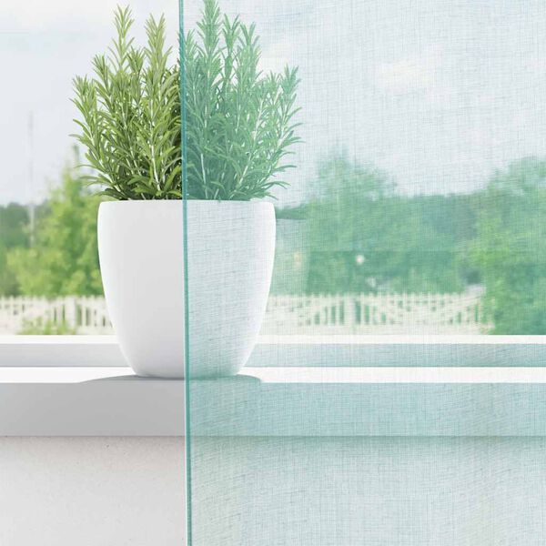 vidaXL Voile Vorhänge mit Ösen 2 Stk. Türkis