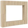 vidaXL 8-tlg. TV-Schrank-Set Sonoma-Eiche Holzwerkstoff
