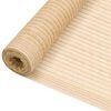vidaXL Zaunblende Beige 2x25 m HDPE 195 g/m²