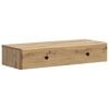 vidaXL Wandmontierter Beistelltisch Artisan-Eiche 87,5 x 34,5 x 17 cm