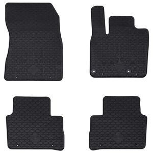 vidaXL Autofu&szlig;matte 4 pcs Schwarz geeignet f&uuml;r Nissan QASHQAI TPE