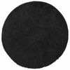 vidaXL Teppich Shaggy Hochflor NAVARRA Schwarz 100x100 cm Polyester