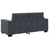 vidaXL Zweisitzer-Sofa Dunkelgrau 180x77x82 cm Samt