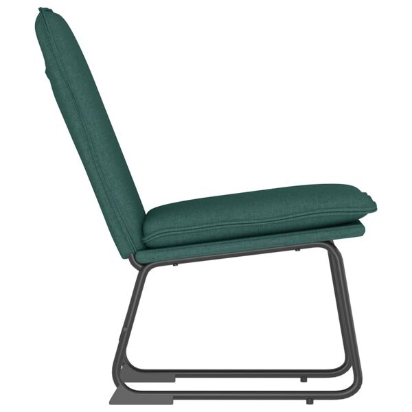 vidaXL Loungesessel Dunkelgr&uuml;n 52x75x76 cm Stoff