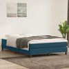 vidaXL Boxspringbett ohne Matratze Dunkelblau 140x220 cm Samt