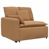 vidaXL Modulares Sofa mit Kissen Beige