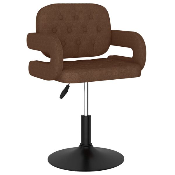 vidaXL Barhocker Braun Stoff