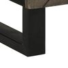 vidaXL Badschrank Schwarz 38x33x58 cm Massivholz Mango