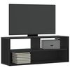 vidaXL TV-Schrank Schwarz 100x31x39,5 cm Holzwerkstoff und Metall