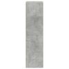 vidaXL Bücherregal/TV-Schrank Betongrau 36x30x114 cm Holzwerkstoff
