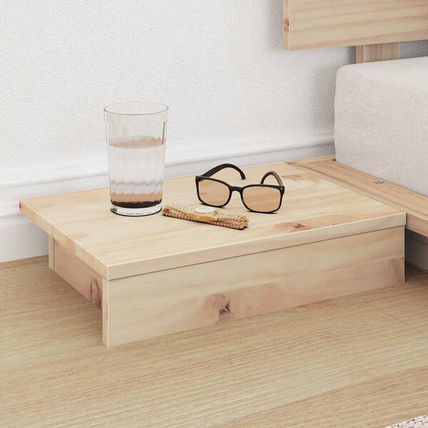 vidaXL Bettgestell Braun 80 x 200 cm Holz