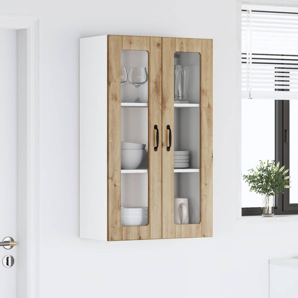 vidaXL K&uuml;chenwandschrank Artisan-Eiche 60 x 31 x 100 cm Holzwerkstoff