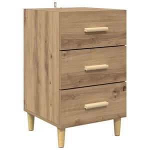 vidaXL Nachttisch Artisan-Eiche 40 x 40 x 66 cm Holzwerkstoff