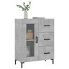vidaXL Sideboard Betongrau 69,5x34x90 cm Holzwerkstoff
