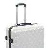 vidaXL Hartschalen-Trolley-Set 3 Stk. Helles Silber ABS